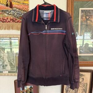 Vintage 90s RARE BMW Motorcycles Racing Distressed Jacket Size Medium